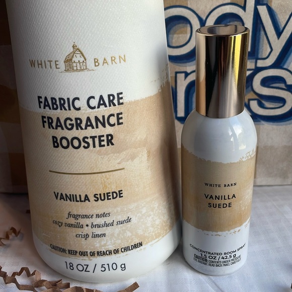 Vanilla Suede Bath and Bodyworks Works laundry and room Bundle - Picture 3 of 5